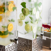 Rosseto Iris Square Beverage Dispenser with Stainless Steel Base